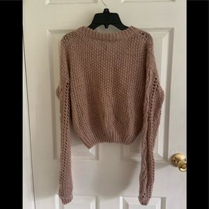 Moon And Madison Cropped Sweater 